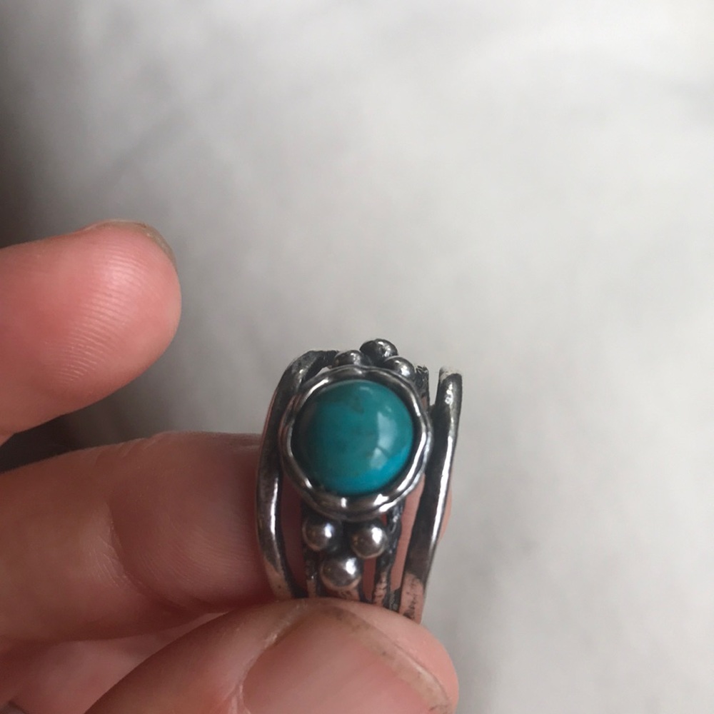 Turquoise stone ring - Picture 4 of 5